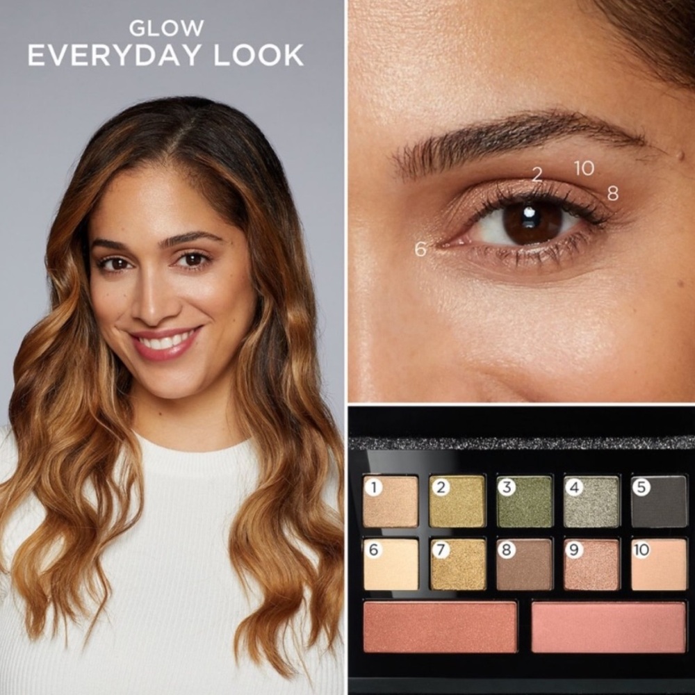 Lancome Eyeshadow and Blush Makeup Palette Glow - Picture 11 of 16